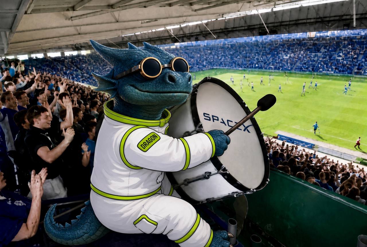 $DRAGON meme: Stadium drum